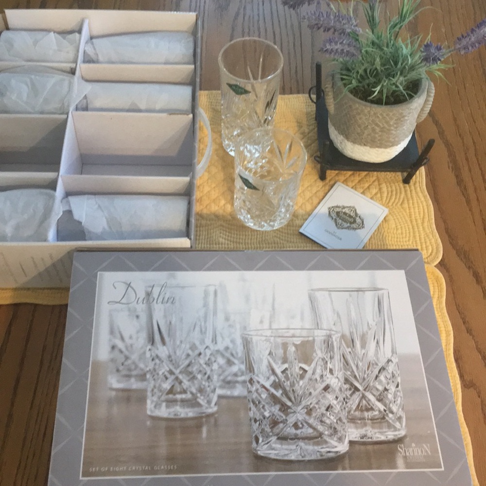 GODINGER  Dublin Lead Crystal Glasses
